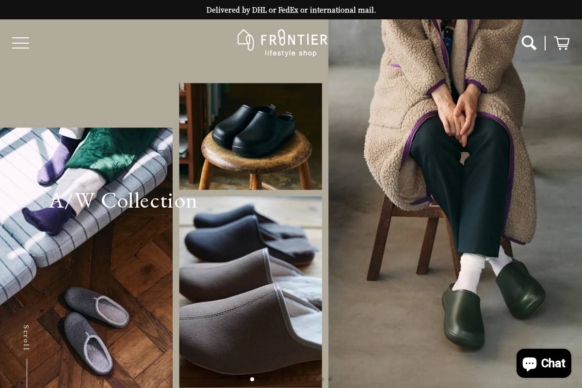 frontier-inc-eng.com homepage screenshot