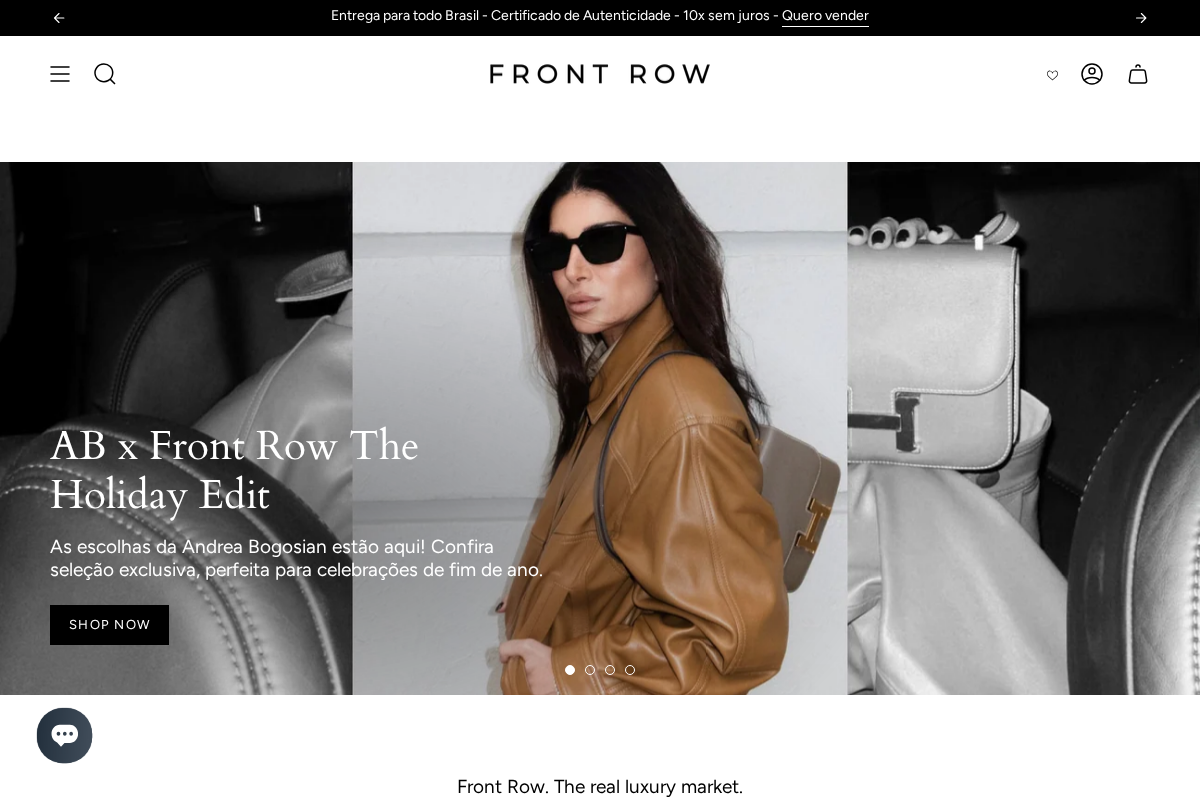 Front Row homepage screenshot