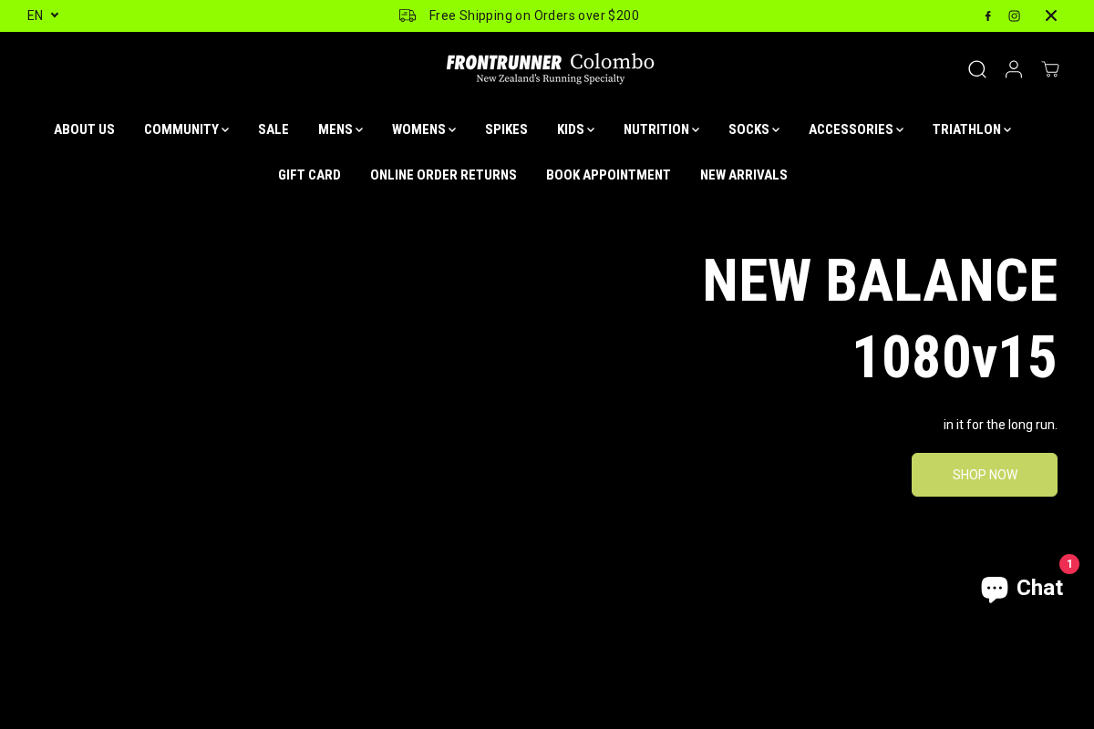 frontrunnercolombo.co.nz homepage screenshot