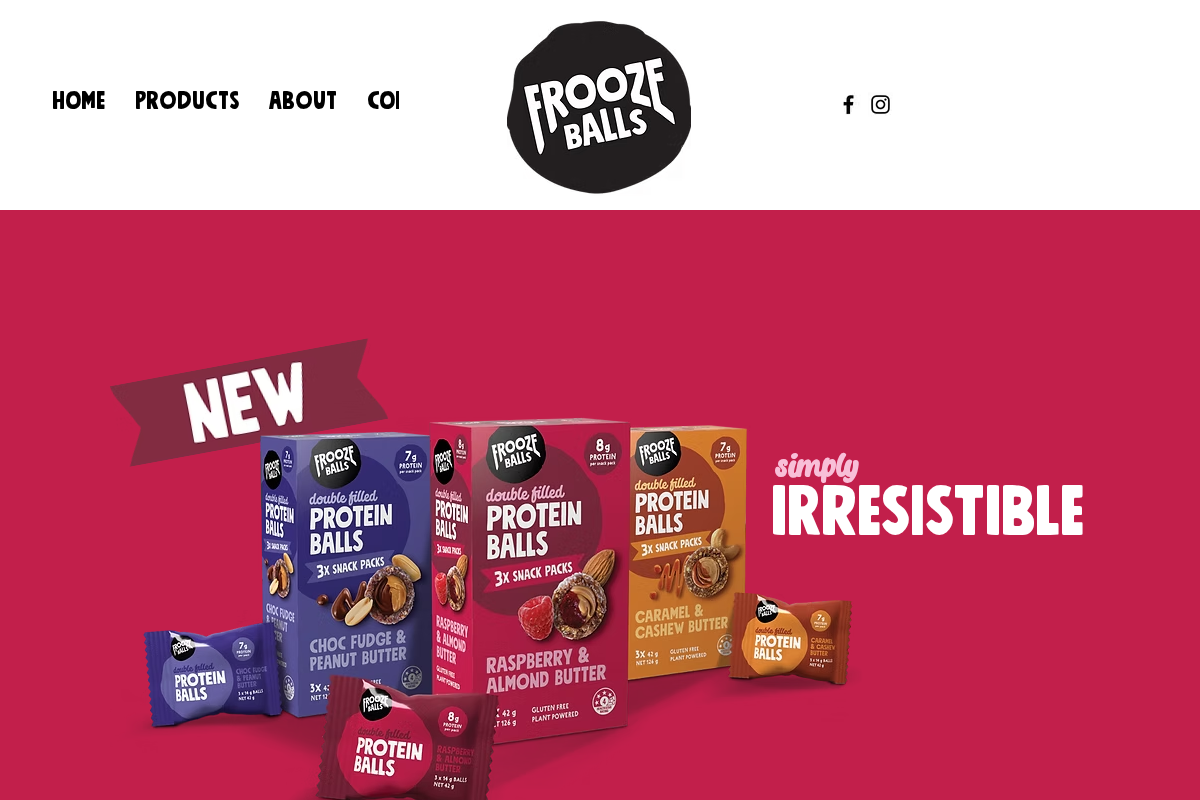 froozeballs.com homepage screenshot