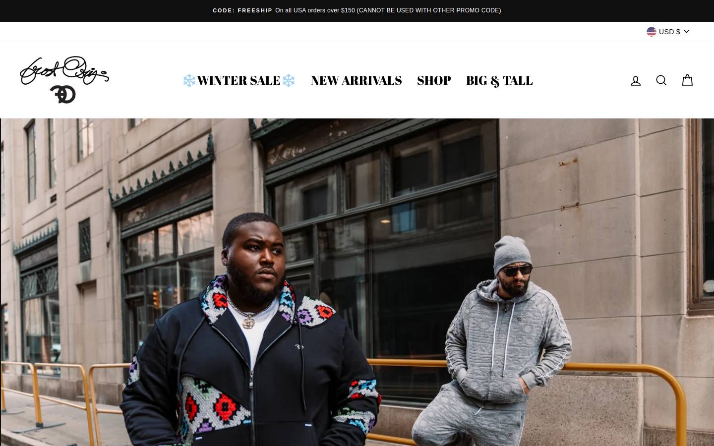 frostoriginals.com homepage screenshot