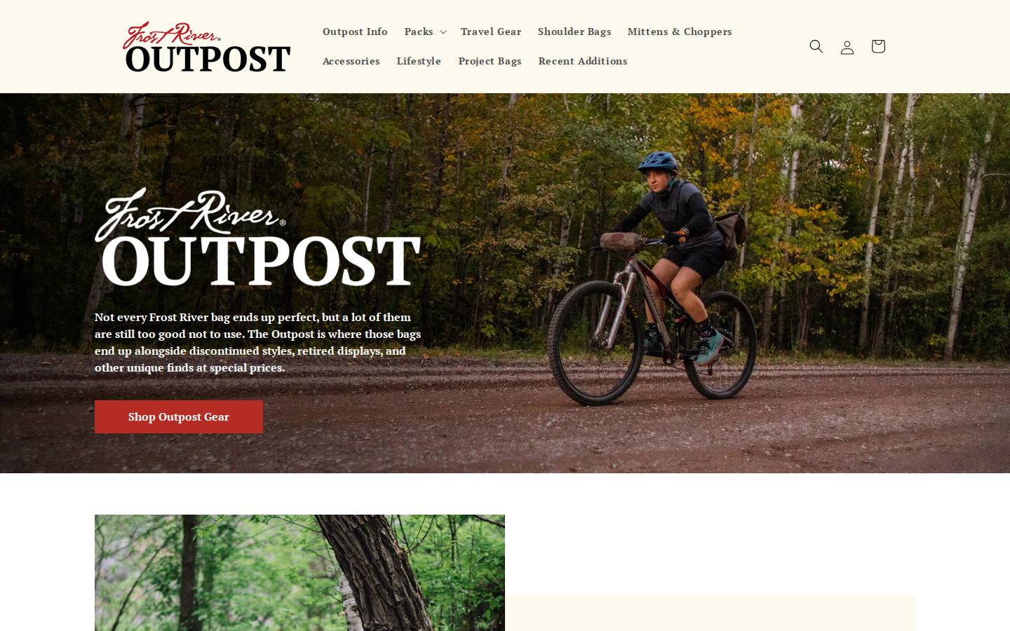 frostriveroutpost.com homepage screenshot