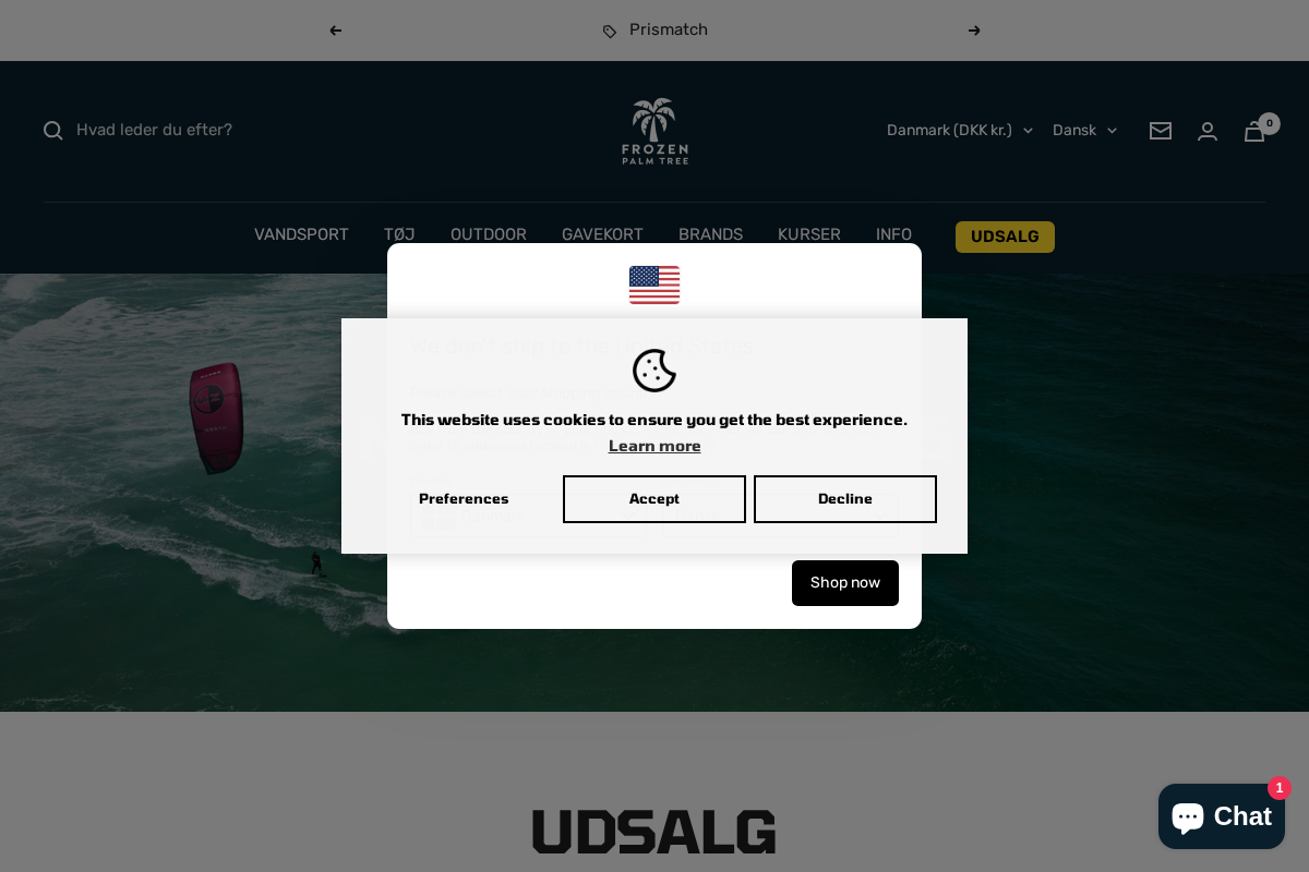 Frozen Palm Tree homepage screenshot