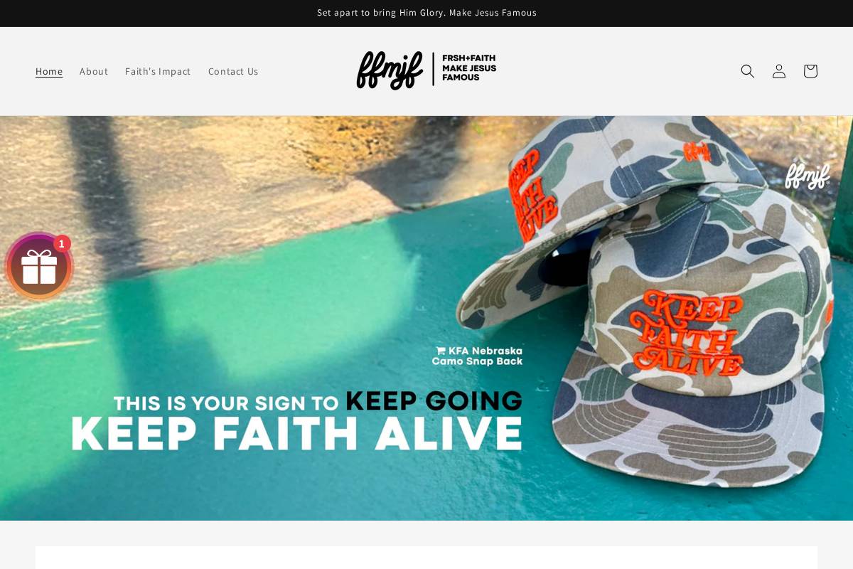 frshfaith.com homepage screenshot