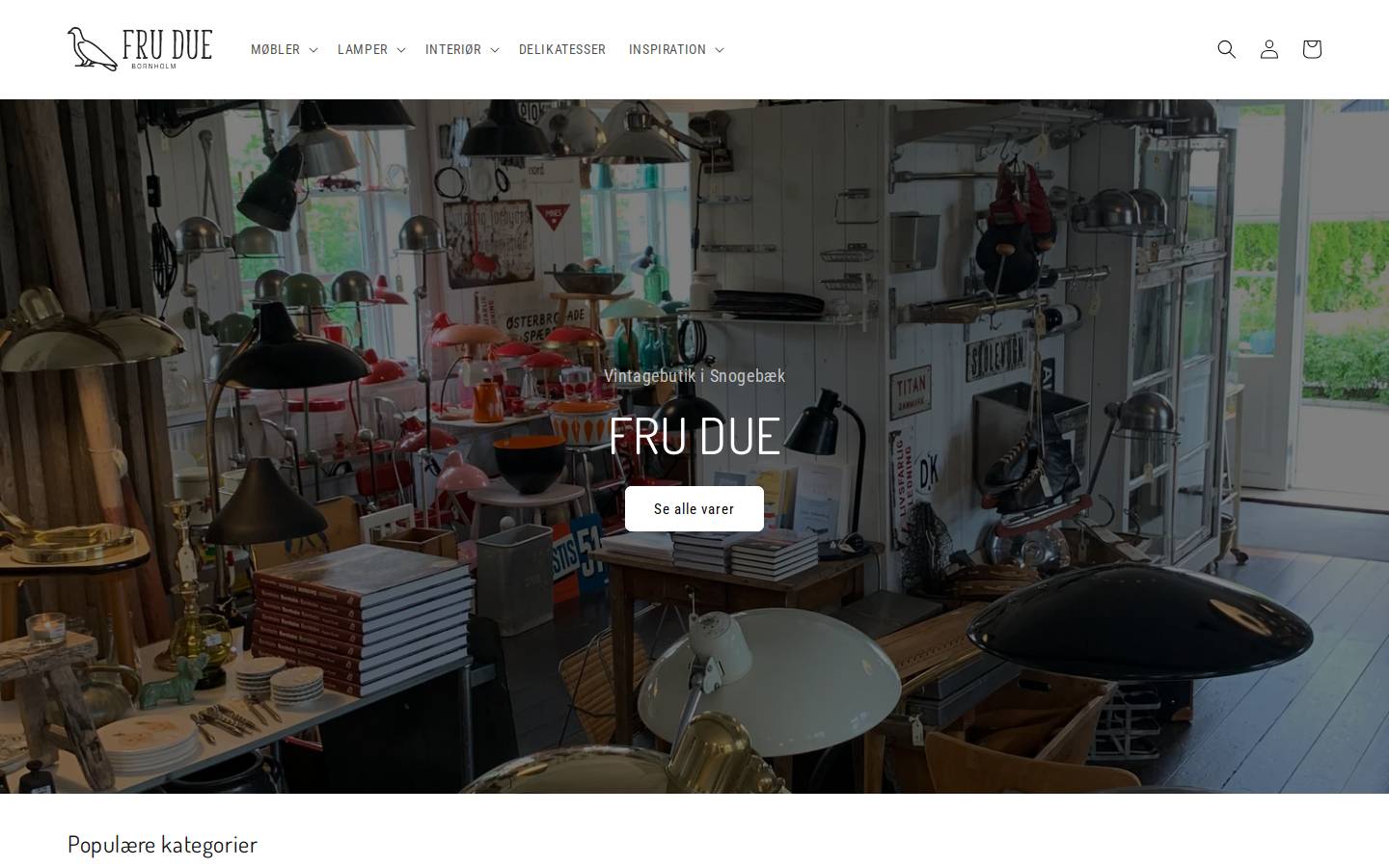 Frudue homepage screenshot