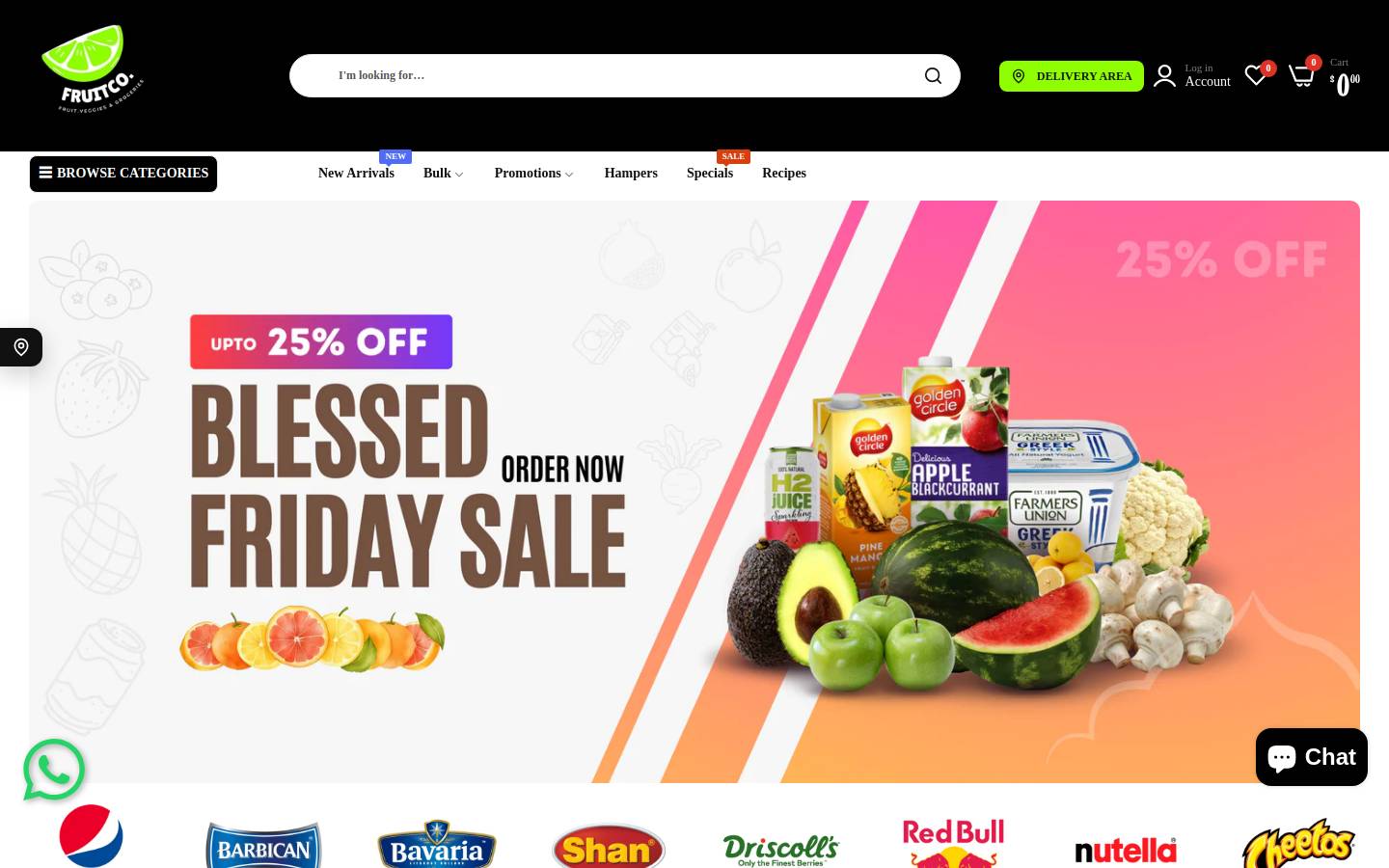 fruitco.com.au homepage screenshot