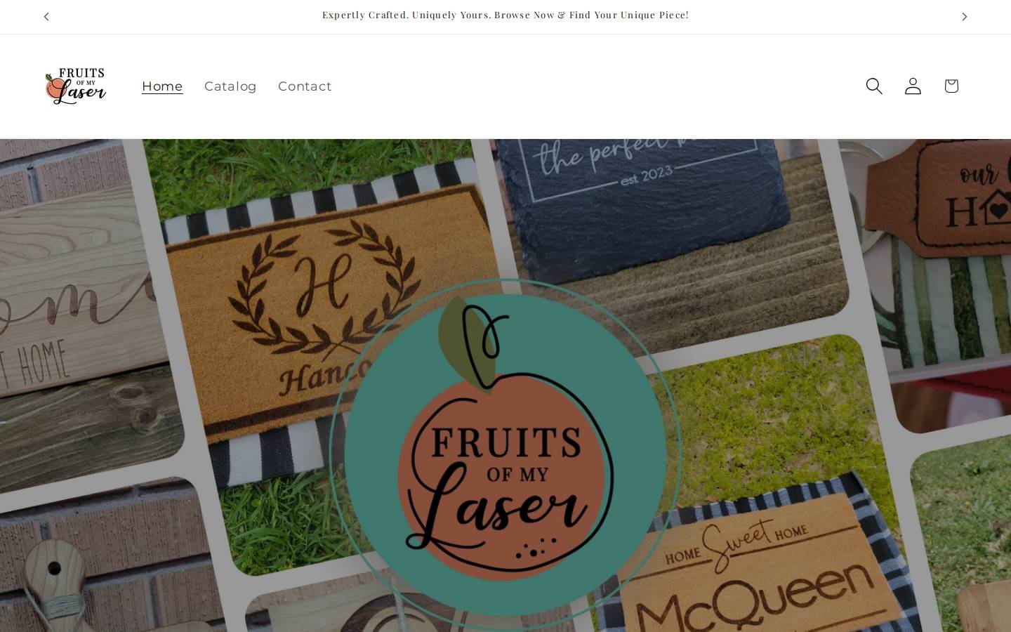 fruitsofmylaser.com homepage screenshot