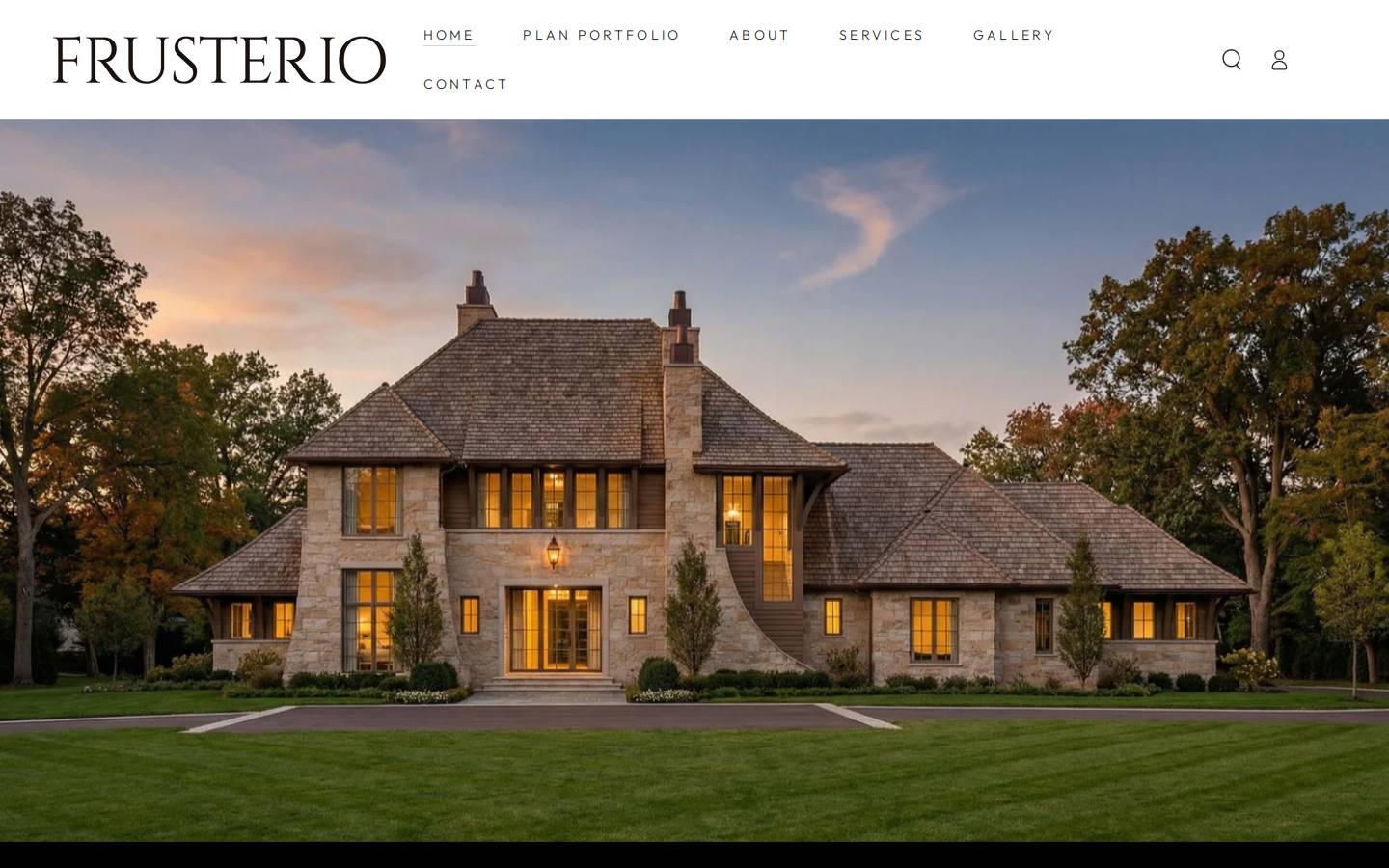 frusterio.com homepage screenshot