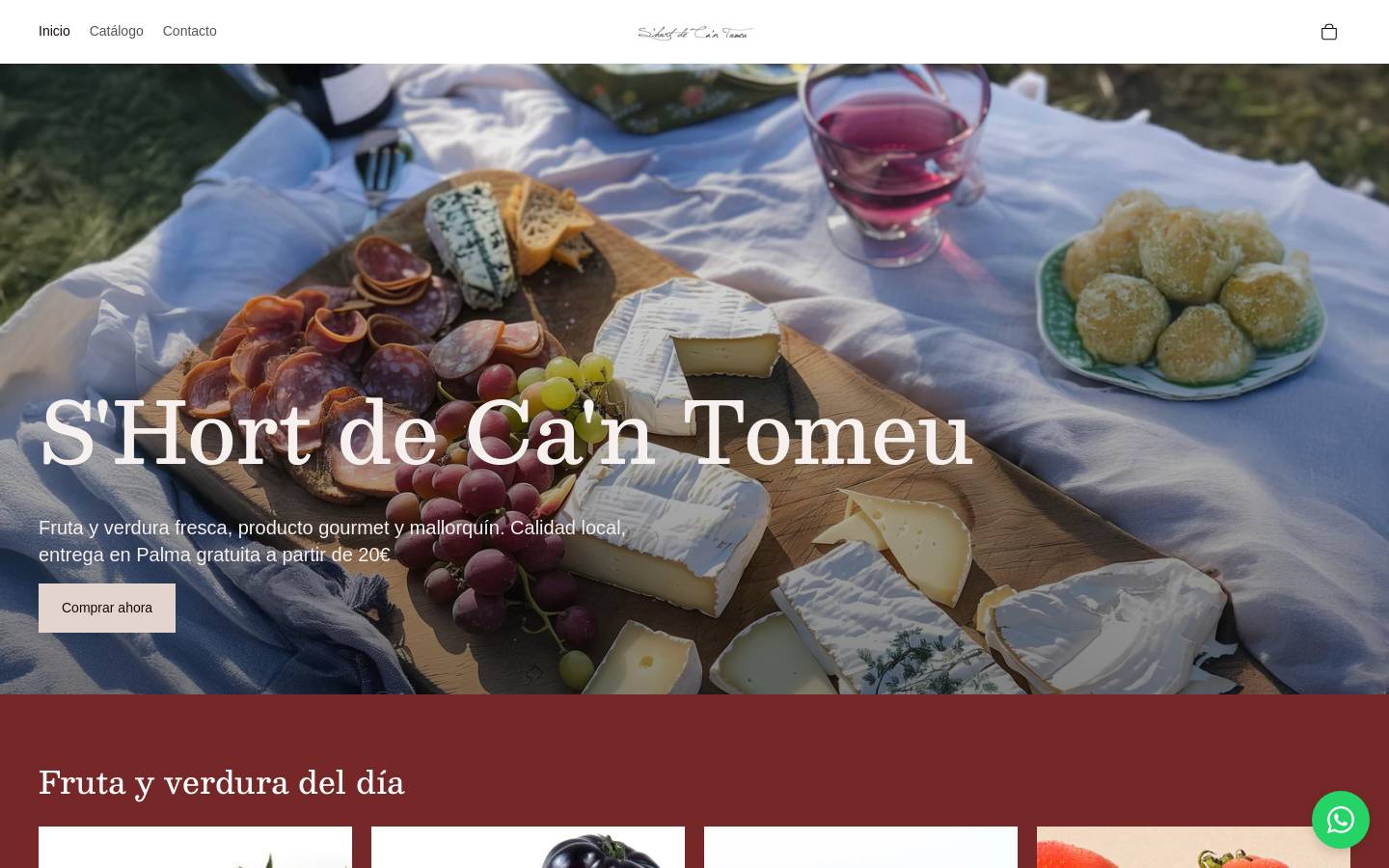 fruteriacantomeu.com homepage screenshot