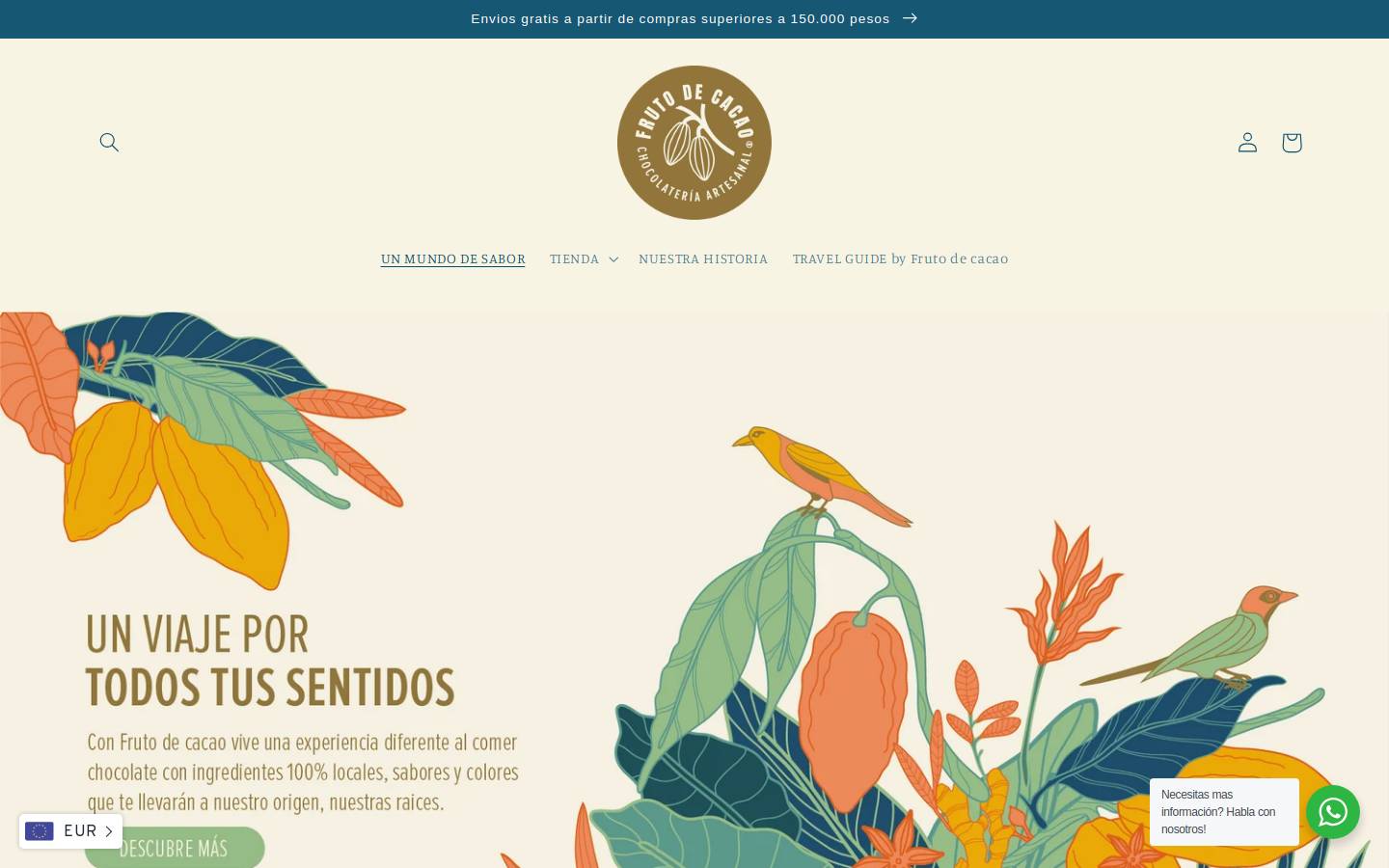 frutodecacao.com homepage screenshot