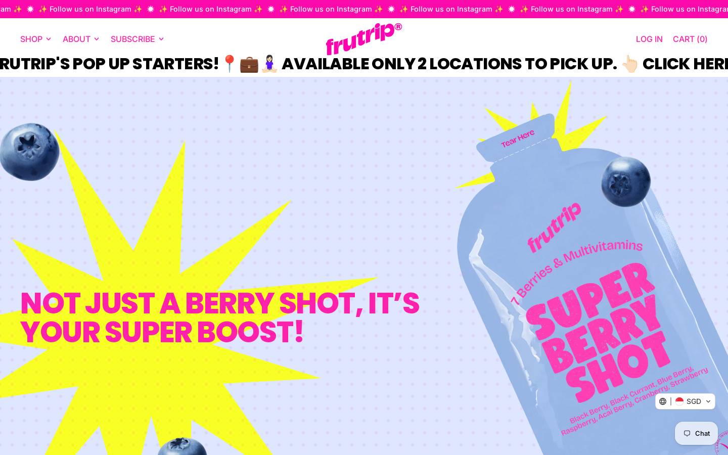frutrip.com homepage screenshot