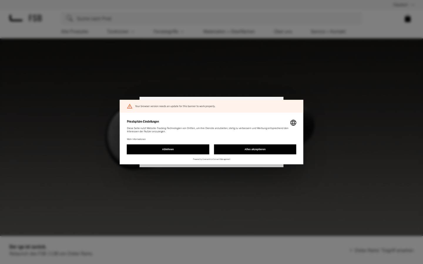 fsb-shop.de homepage screenshot