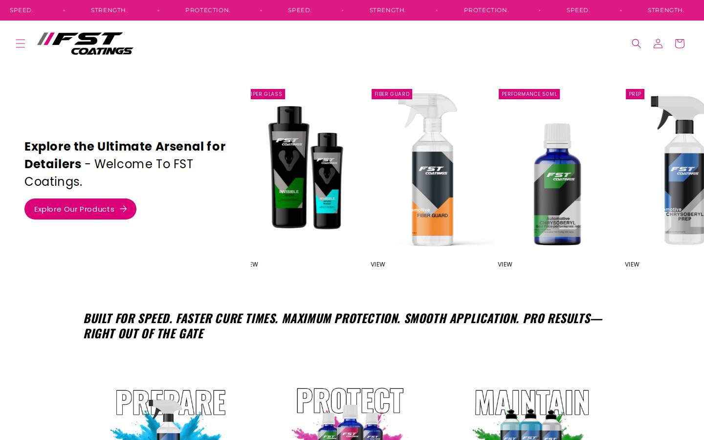 fstcoatingsusa.com homepage screenshot