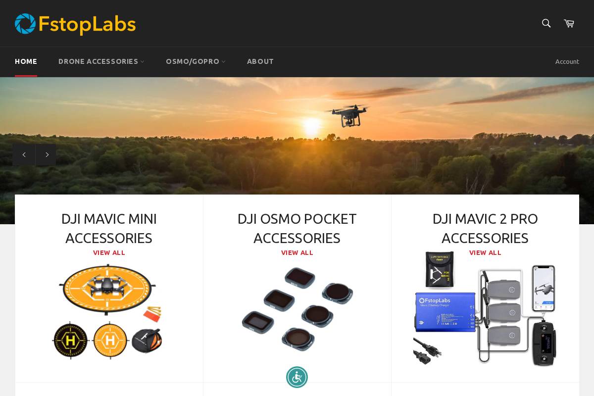 FStop Labs homepage screenshot