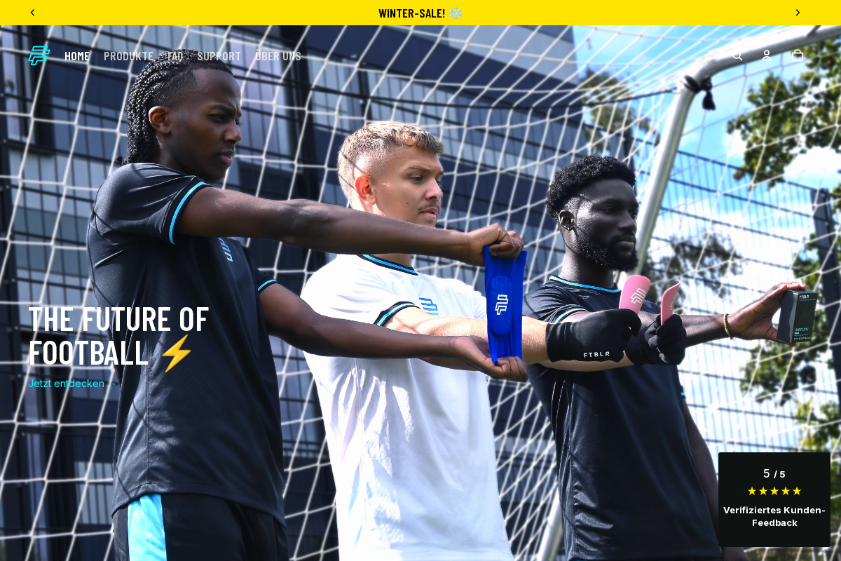 FTBLR homepage screenshot