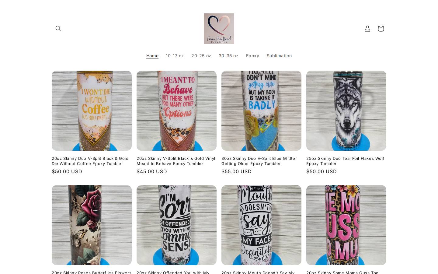 fthcreations.com homepage screenshot