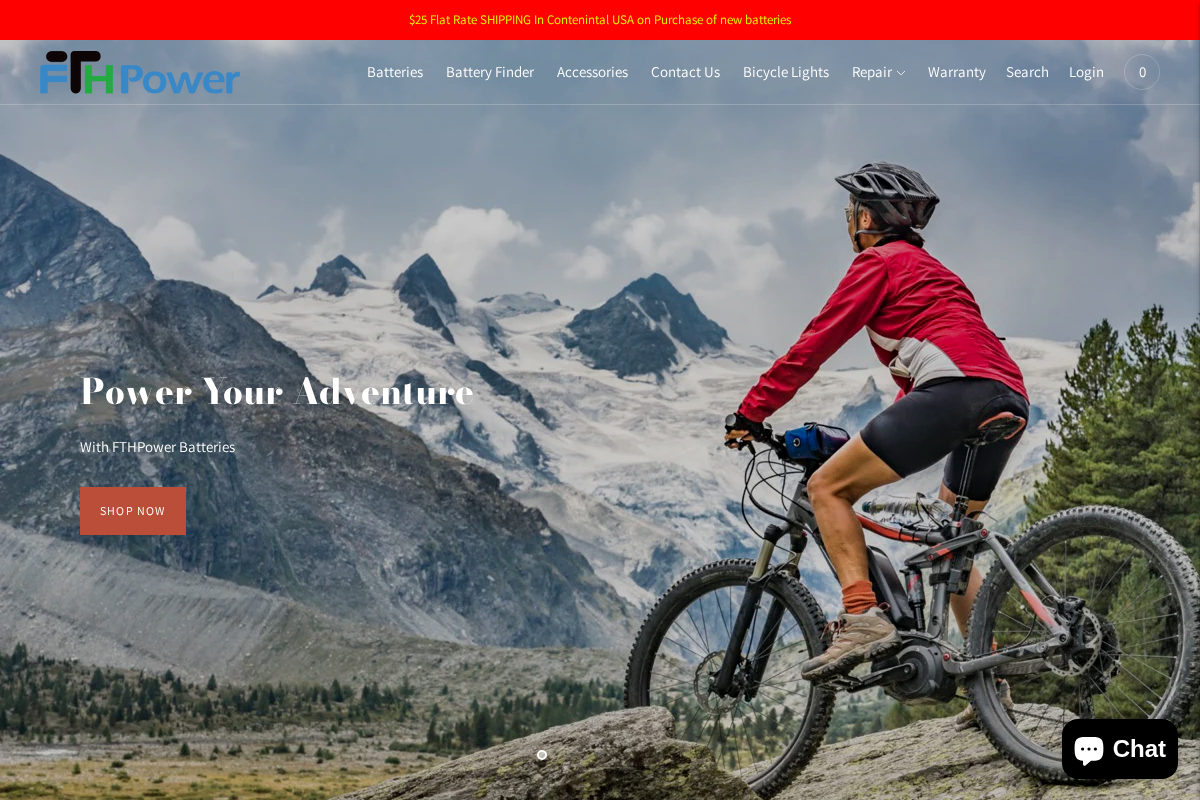 FTH Power homepage screenshot