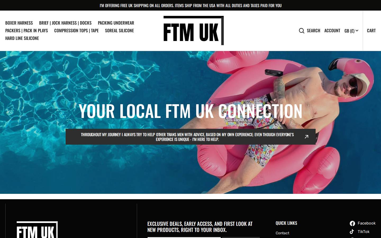 ftm-uk.com homepage screenshot
