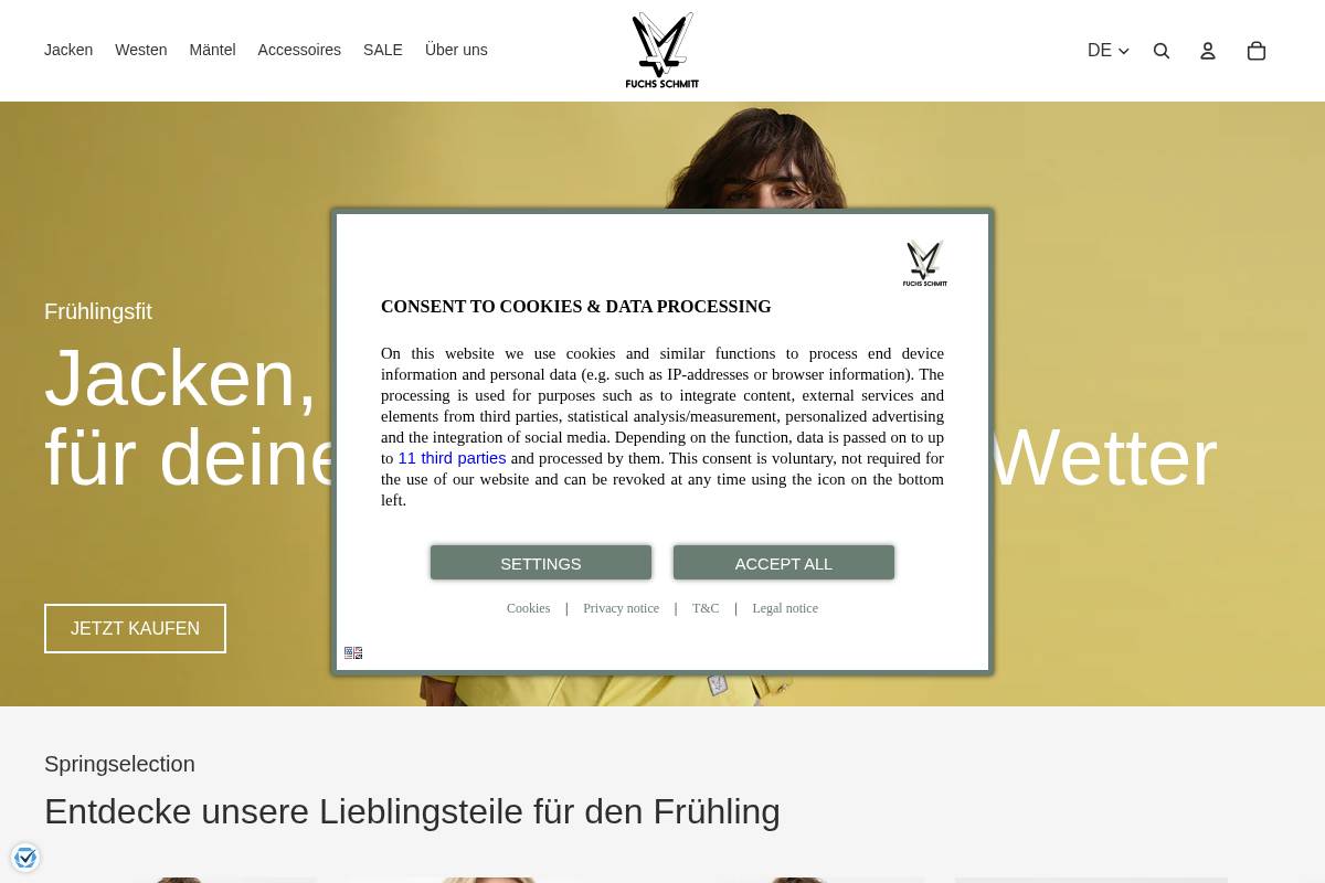 fuchsschmitt.com homepage screenshot