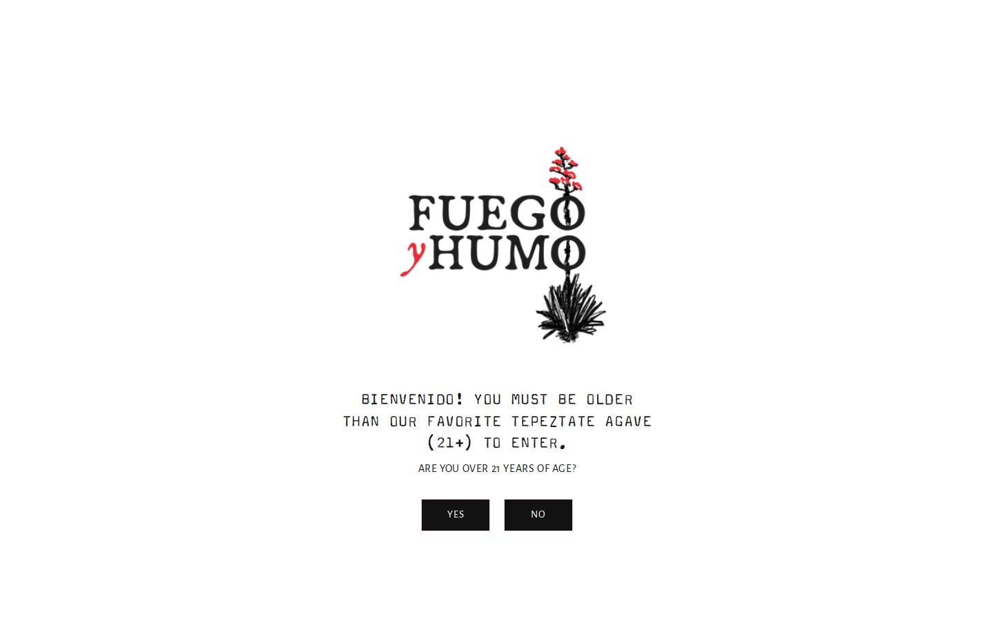 fuegoyhumo.com homepage screenshot