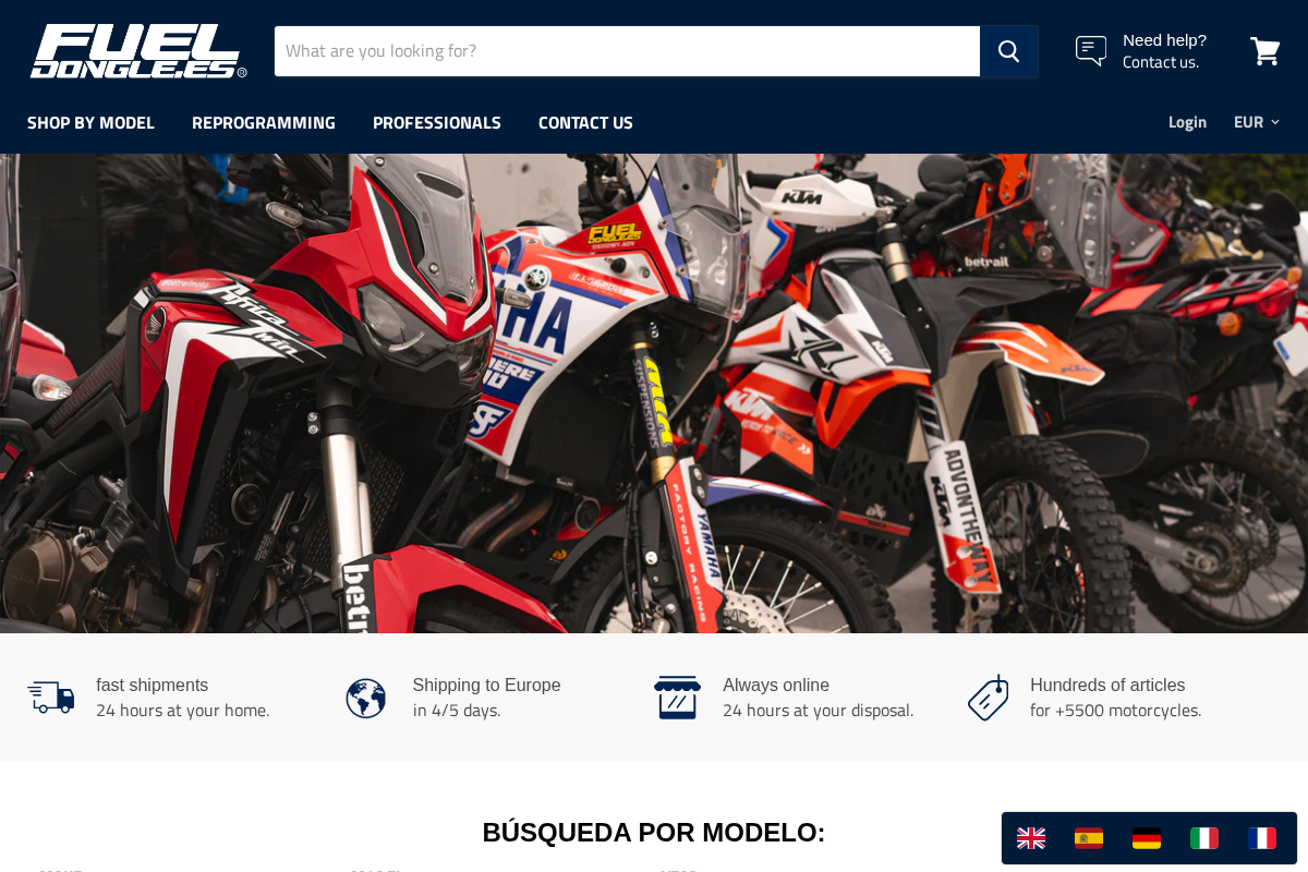 FuelDongle.es homepage screenshot