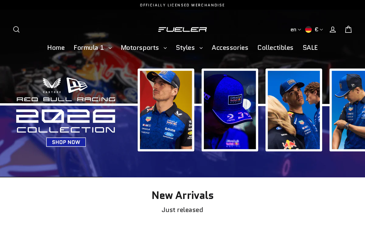 fueler.store homepage screenshot