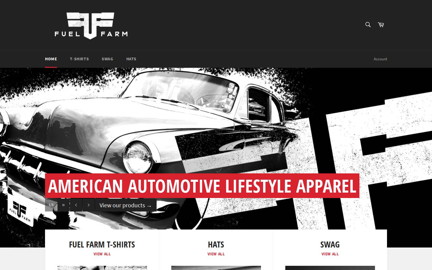 fuelfarmusa.com homepage screenshot
