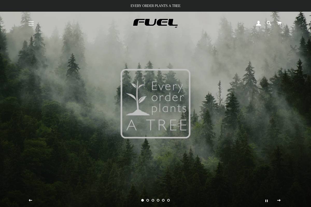 Fuelsport homepage screenshot