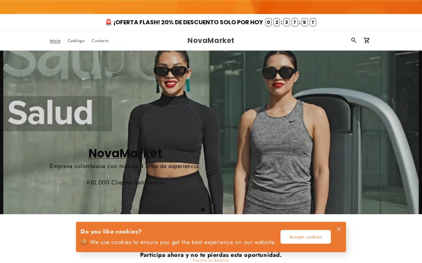 fuerzafc.store homepage screenshot