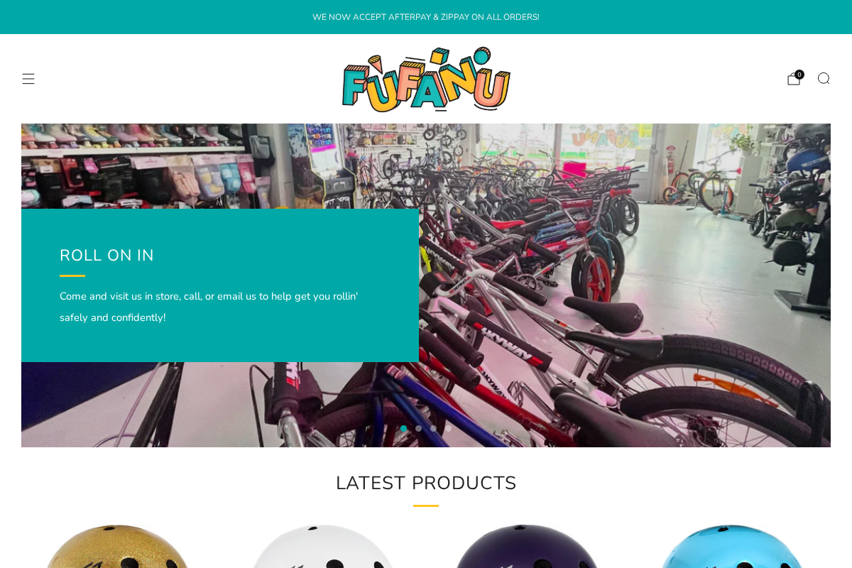 Fufanu homepage screenshot