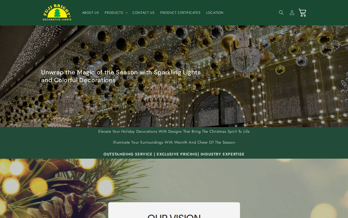 fujibright.com homepage screenshot