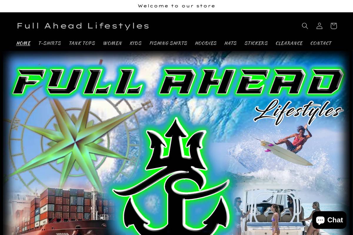 fullaheadlifestyles.com homepage screenshot