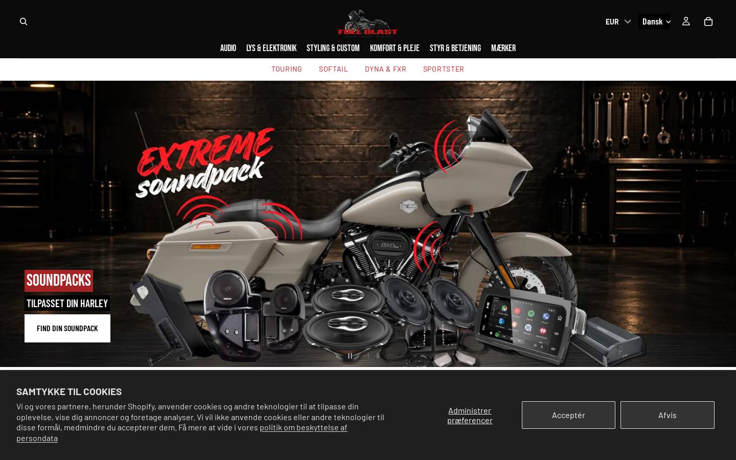 FULLBLAST homepage screenshot