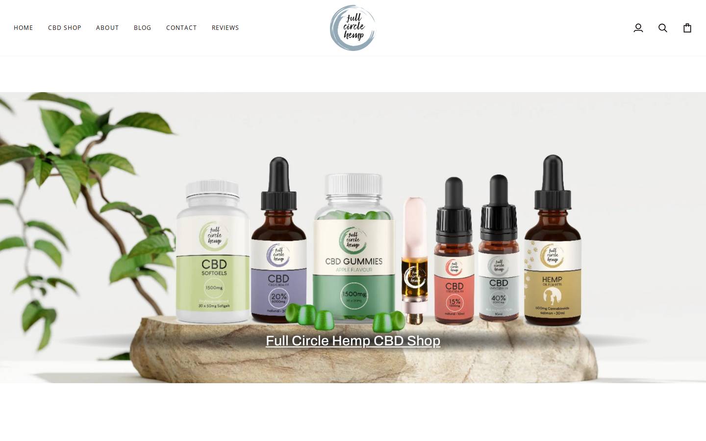 Full Circle Hemp  homepage screenshot