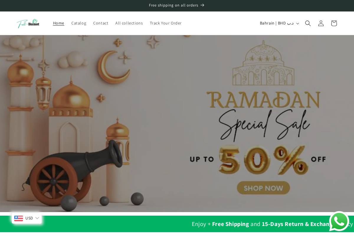 fulldiscountshop.com homepage screenshot