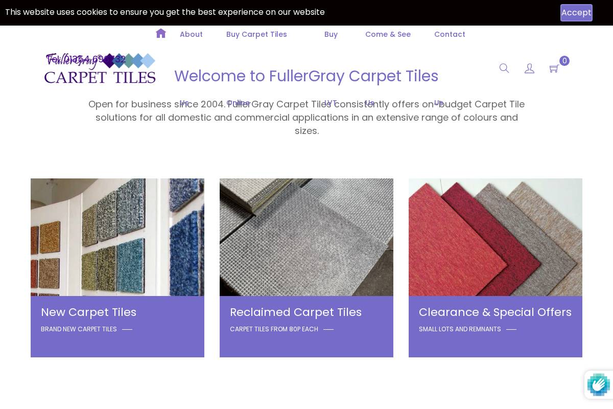 fullergraycarpettiles.com homepage screenshot