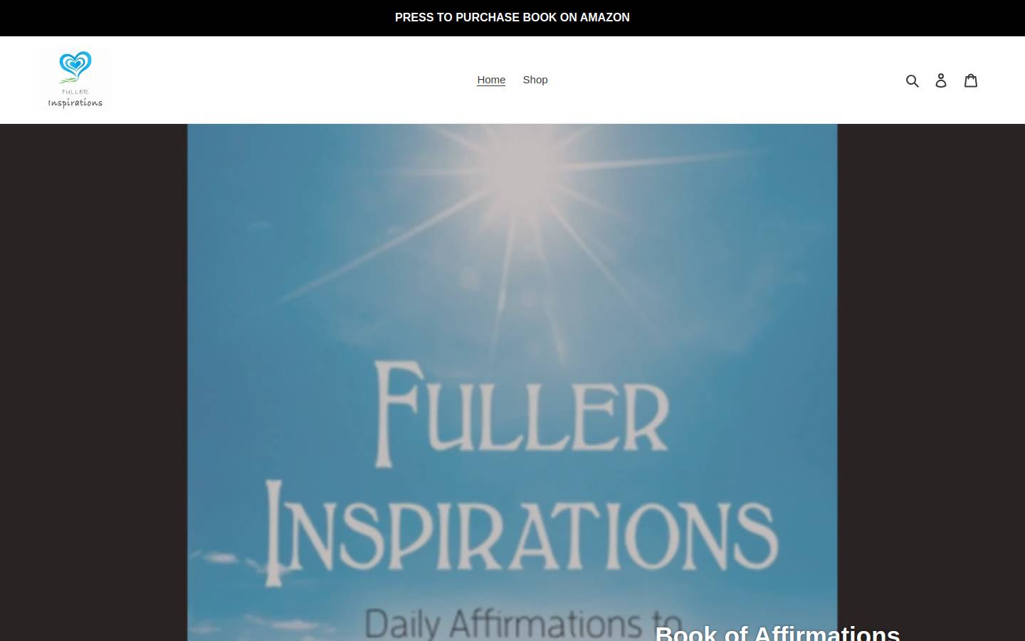 fullerinspirations.com homepage screenshot
