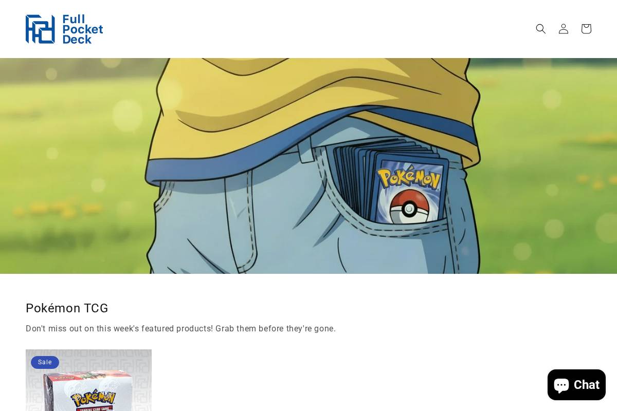 fullpocketdeck.com homepage screenshot