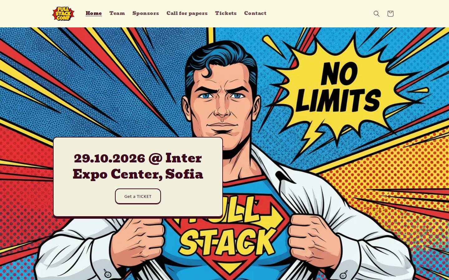 fullstackconf.com homepage screenshot