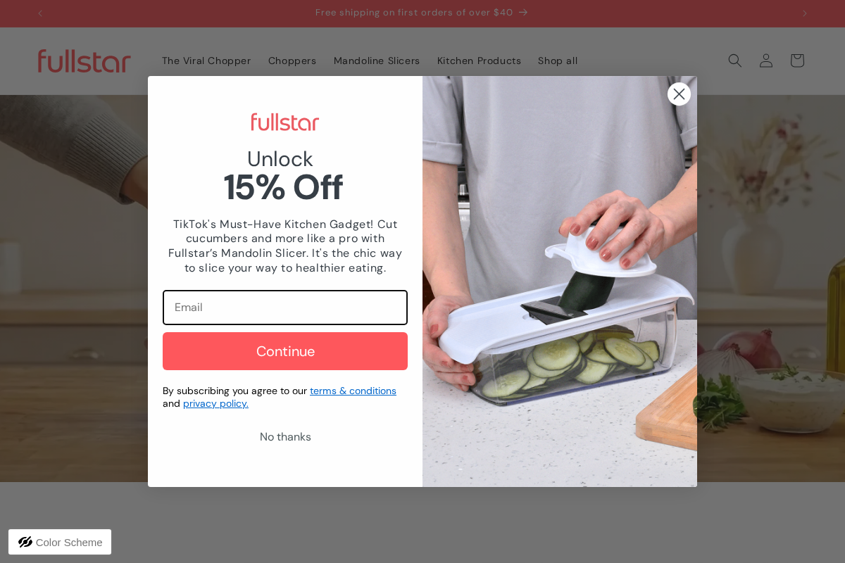 Fullstarkitchenware homepage screenshot