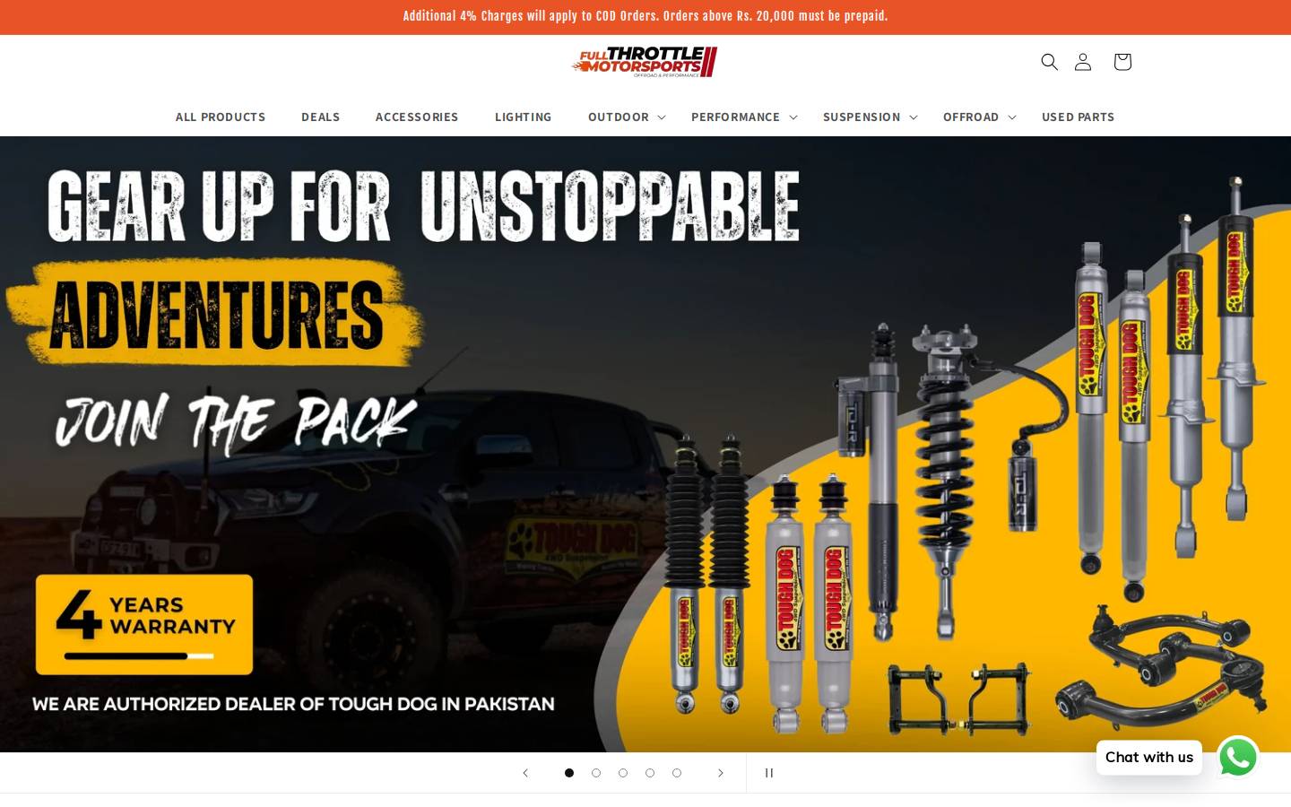 fullthrottlepakistan.com homepage screenshot