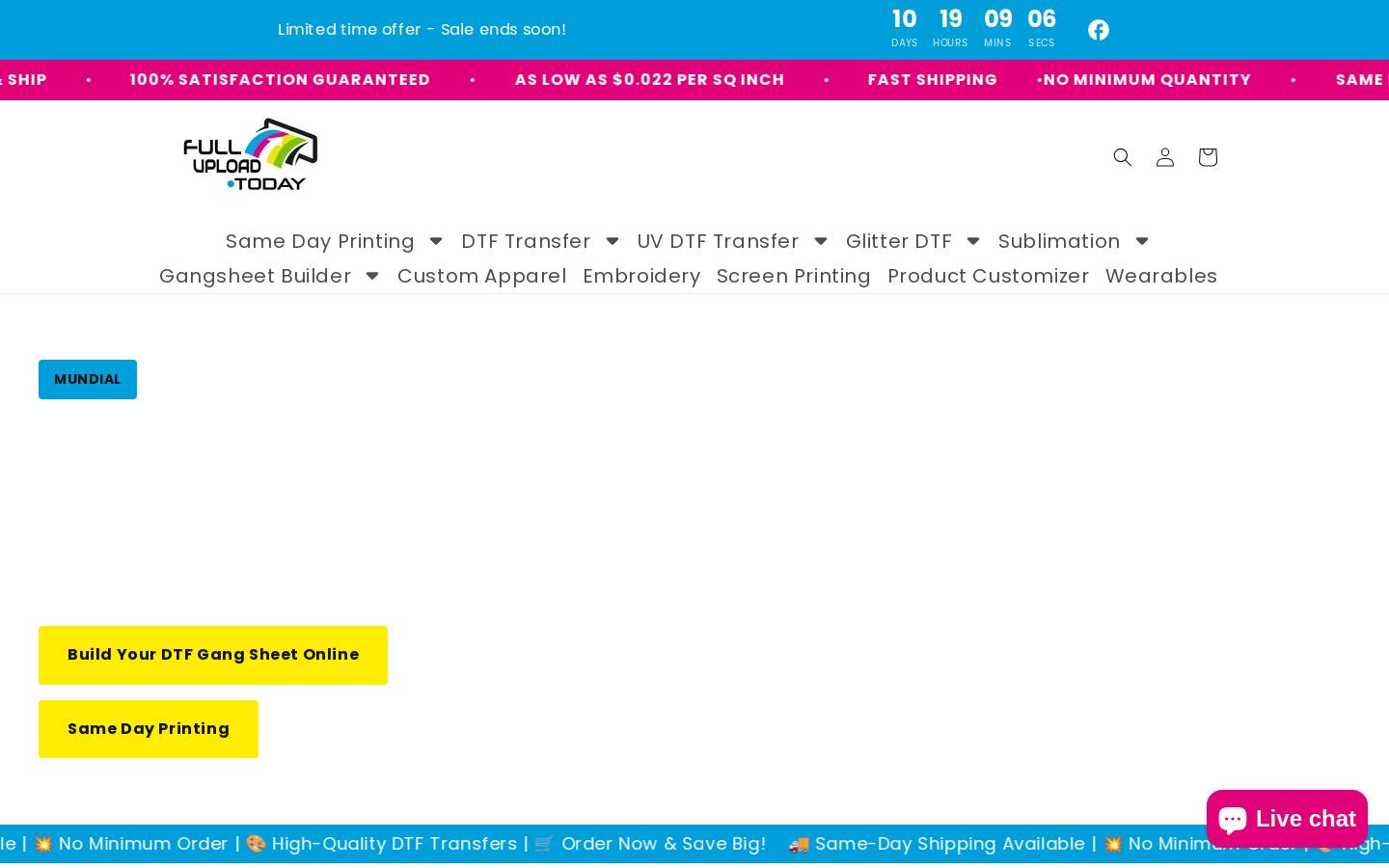 fullupload.today homepage screenshot