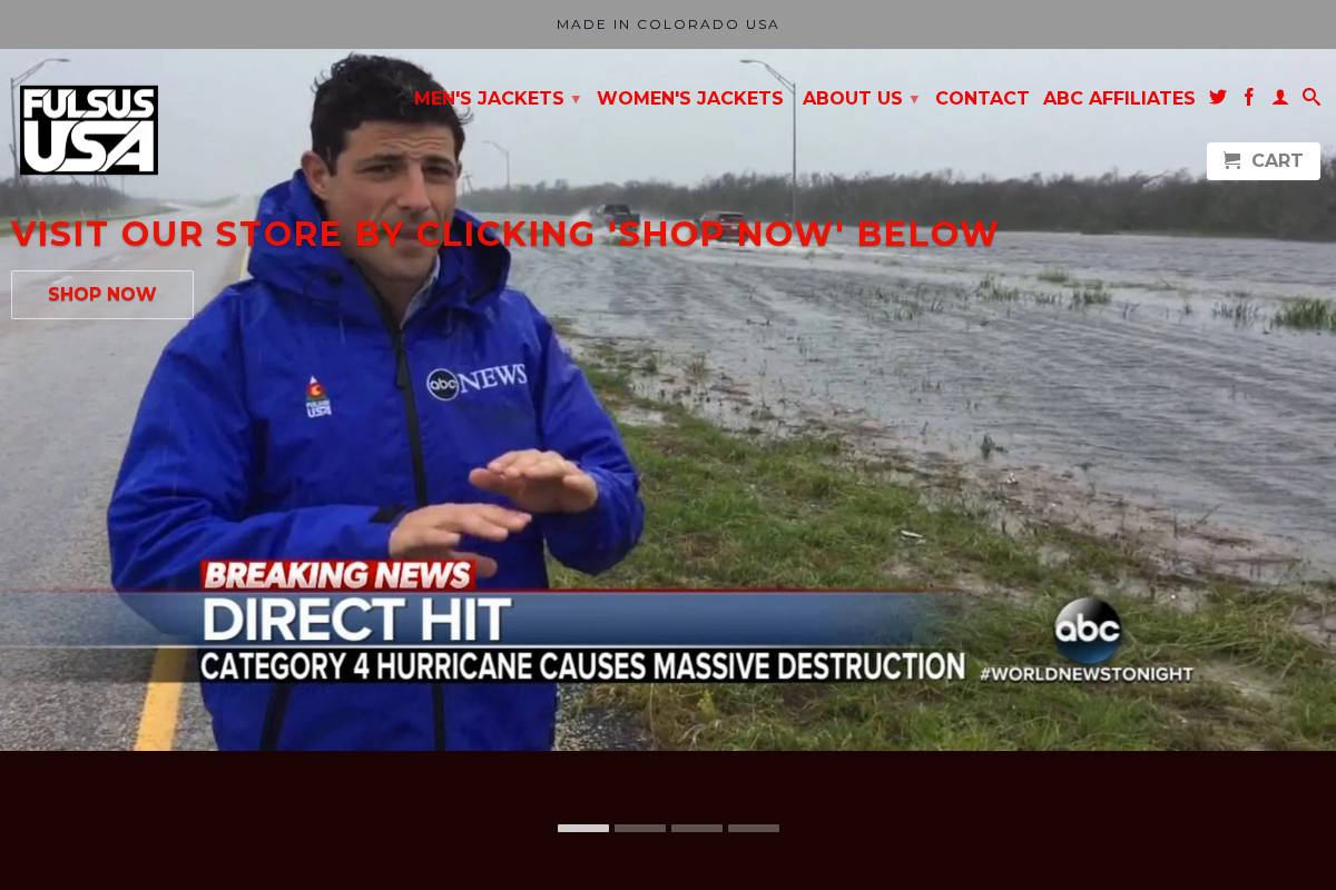 fulsususa.com homepage screenshot