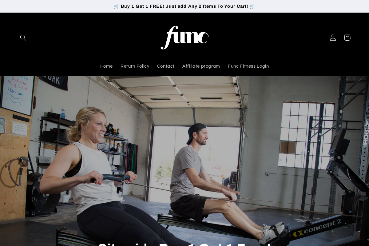 Func Shoes homepage screenshot