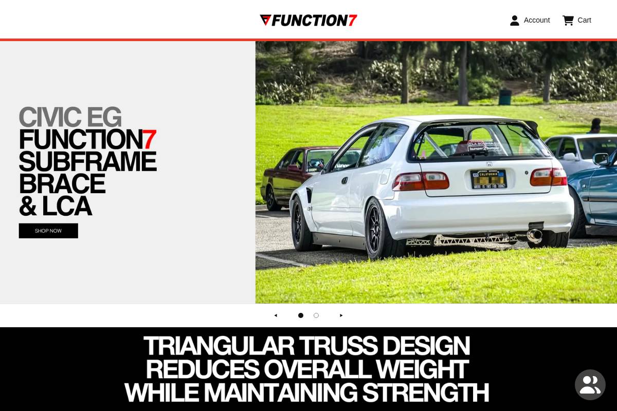 function7.com homepage screenshot
