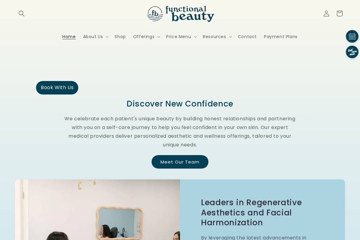 functionalbeauty.co homepage screenshot
