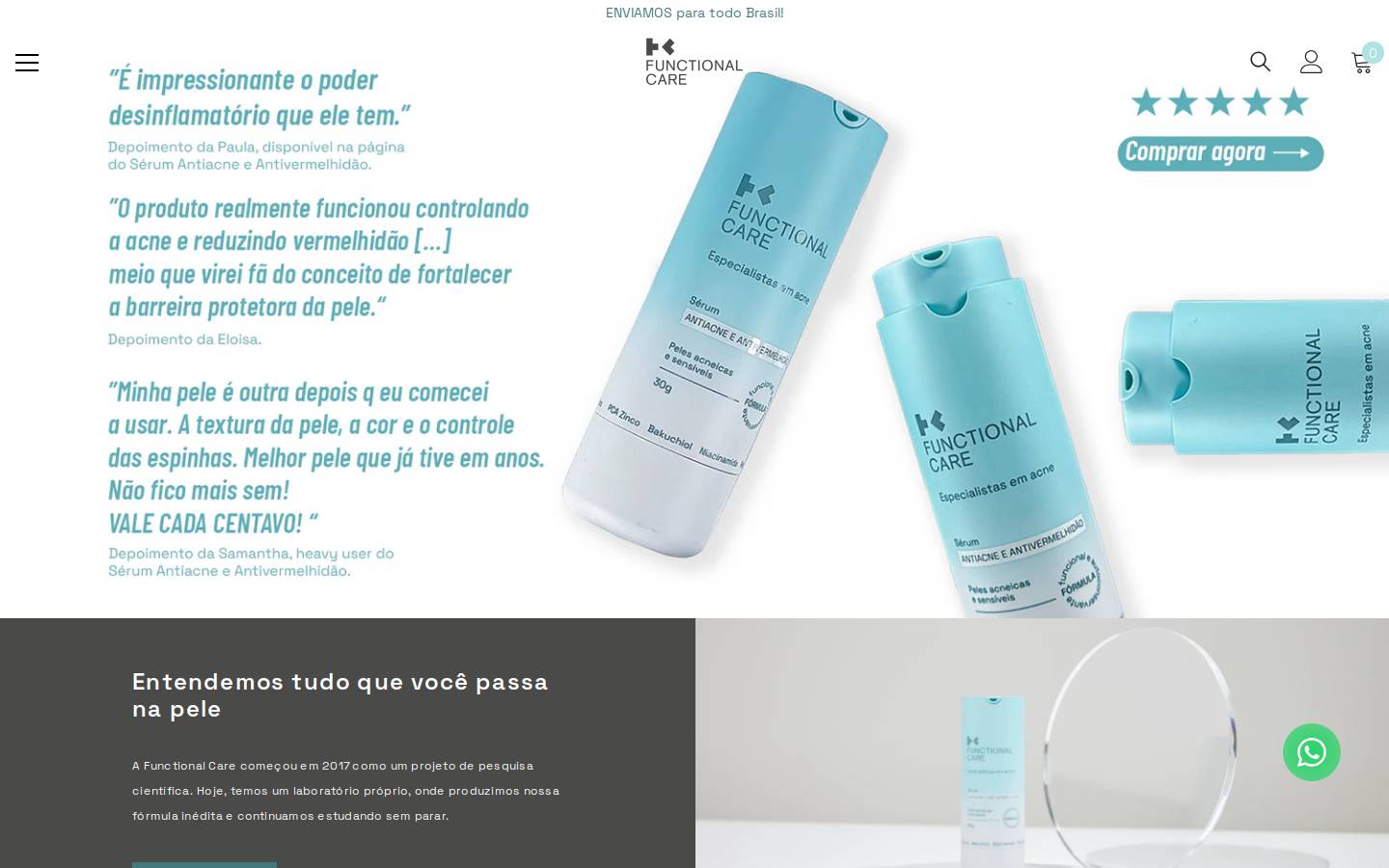 functionalcare.com.br homepage screenshot