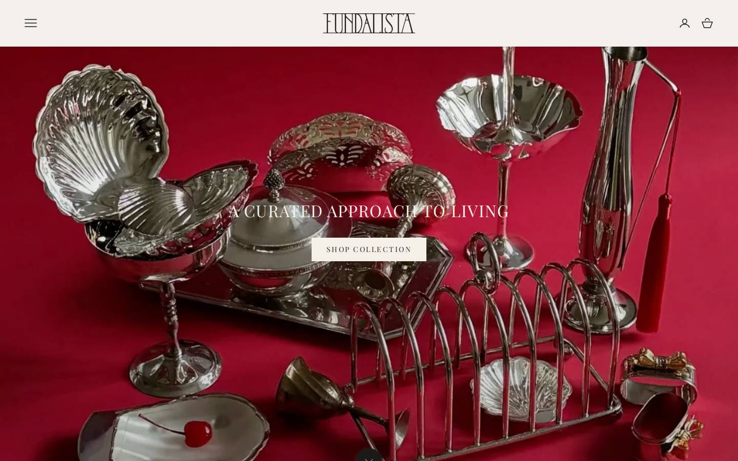 fundalista.com homepage screenshot