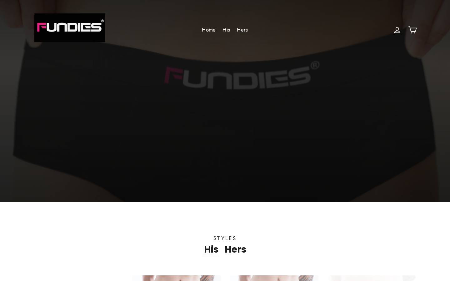 fundiesbrand.com homepage screenshot