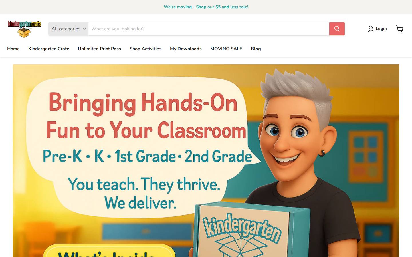 funfridayclassroom.com homepage screenshot